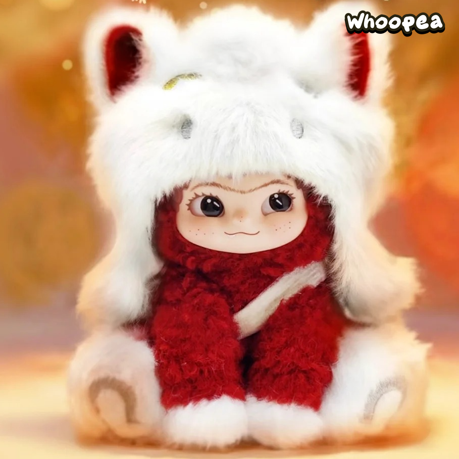 WAKUKU Snowy Lucky Hooves Series Plush New Year Limited Edition Hanging Card - Image 3