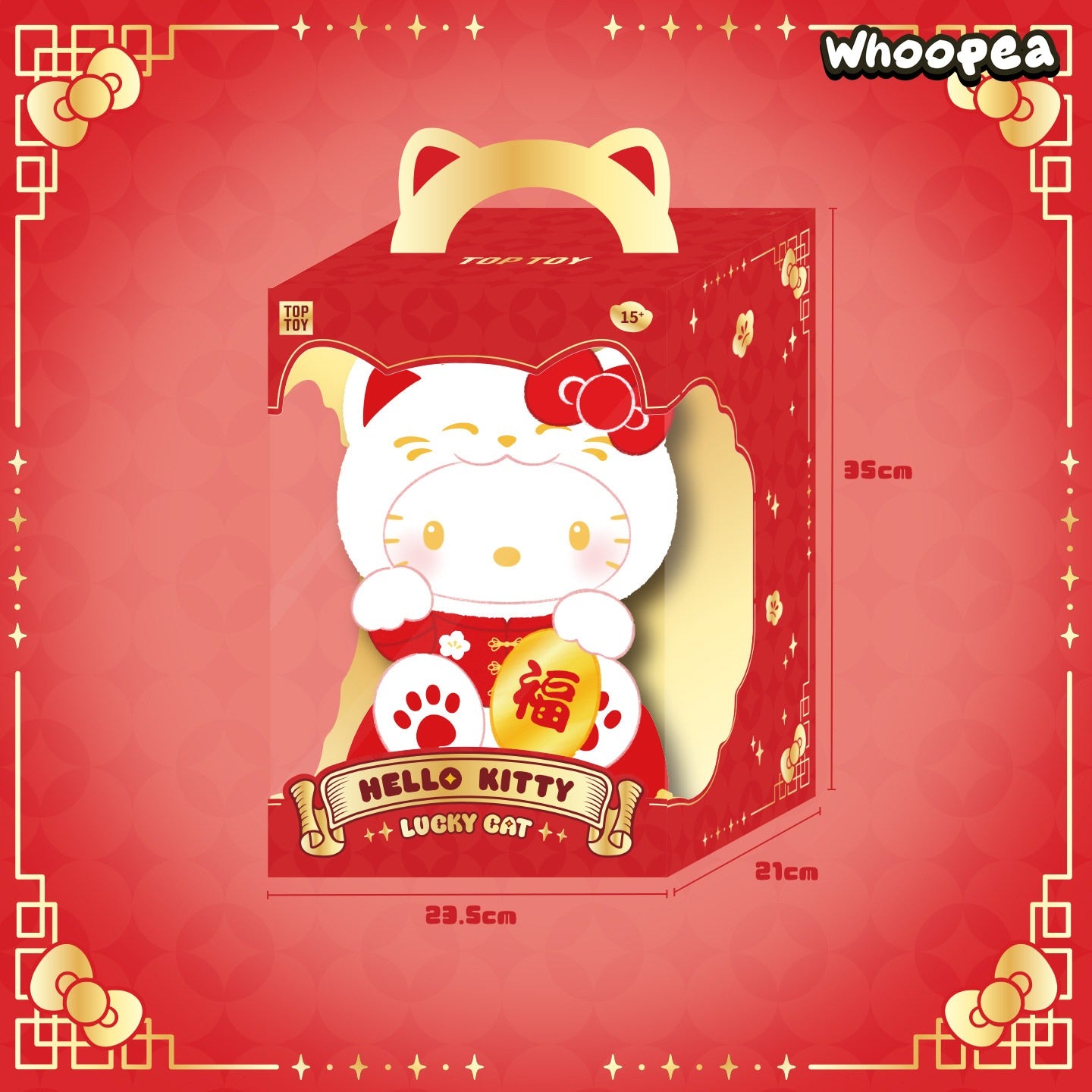 SANRI0 HK Lucky Cat Series Plush Doll - Image 5