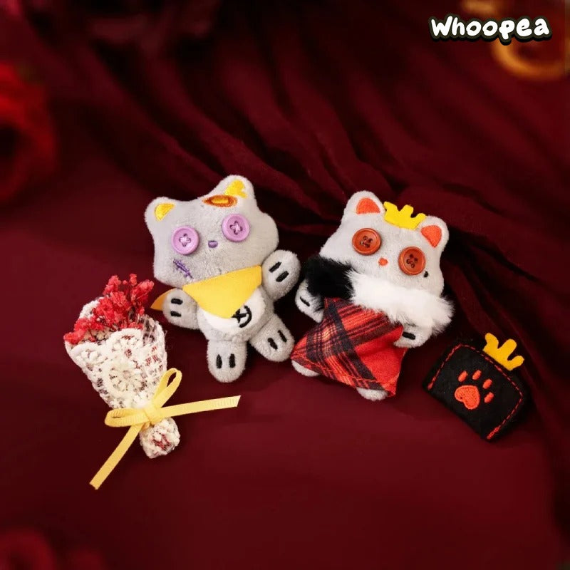 Pleasant Goat and Big Big Wolf x Lucky Emma Limited Edition Grey and Red Collaboration Plush Doll - Image 7