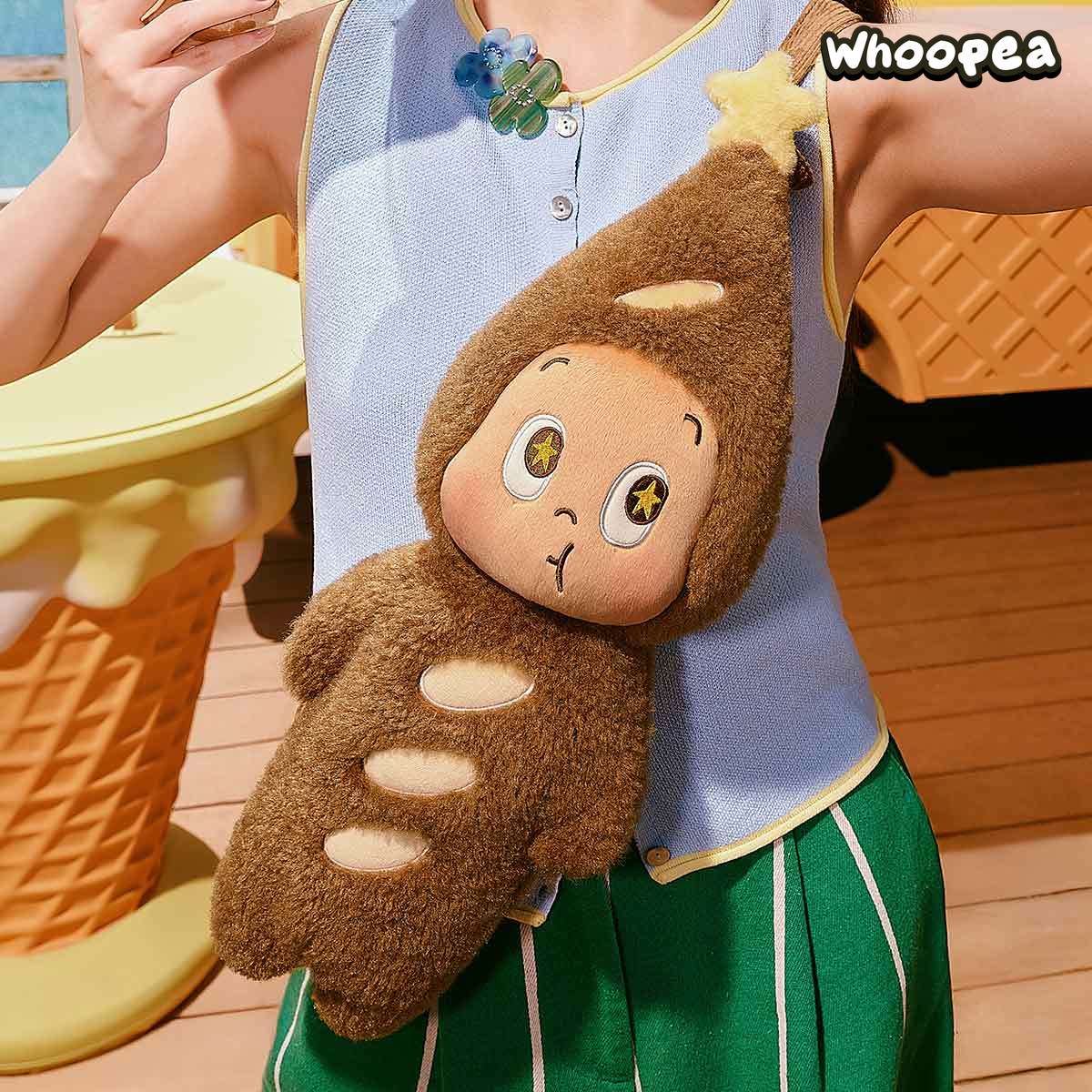 POP MART Twinkle Twinkle MOON GELATO Series-Plush Baguette Bag - Image 2