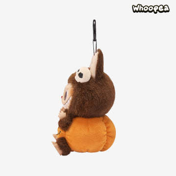 LABUBU Happy Halloween Party Series-Sitting Pumpkin Vinyl Plush Pendant - Image 4