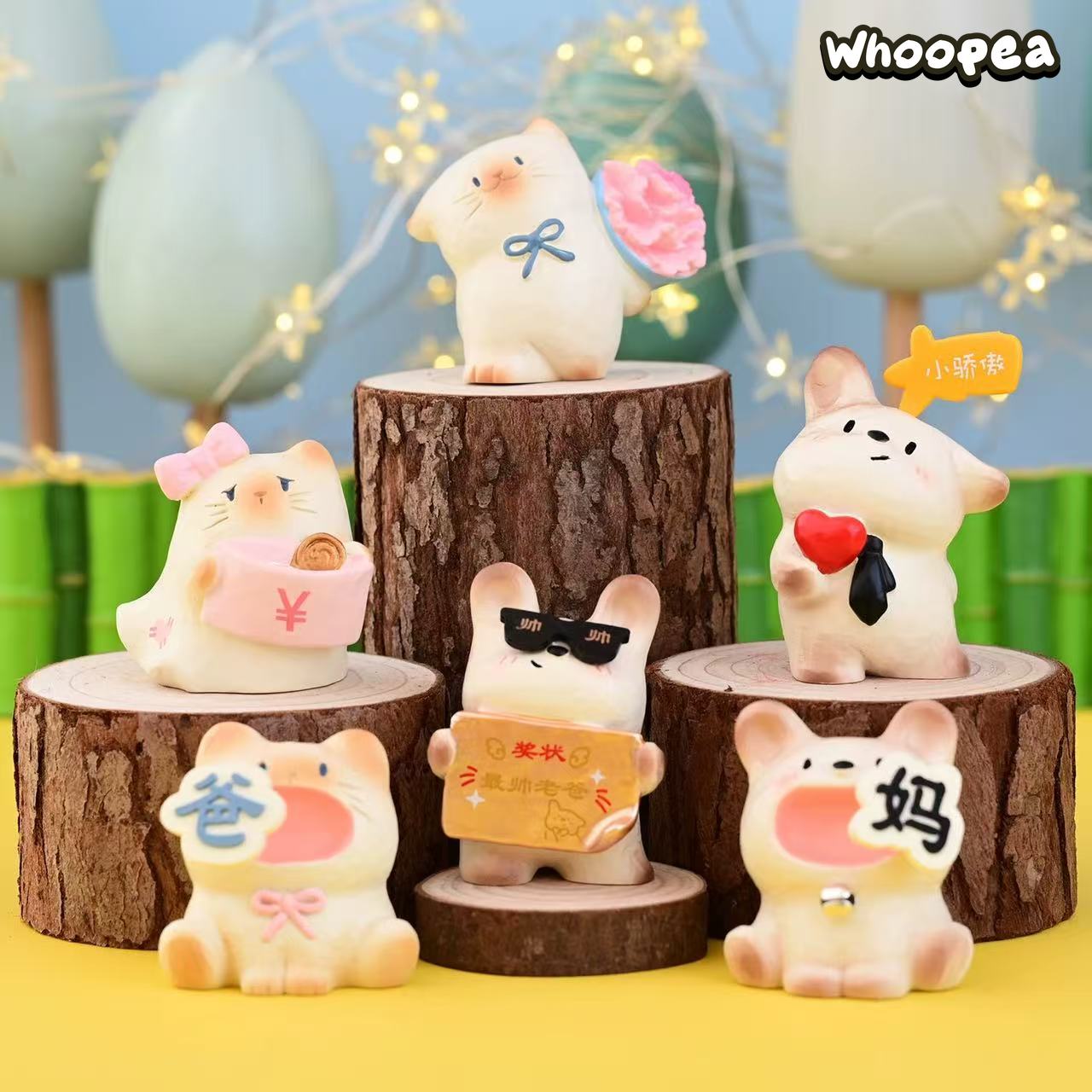 Cat Dog PAI I Love My Family Series Figure Blind Box