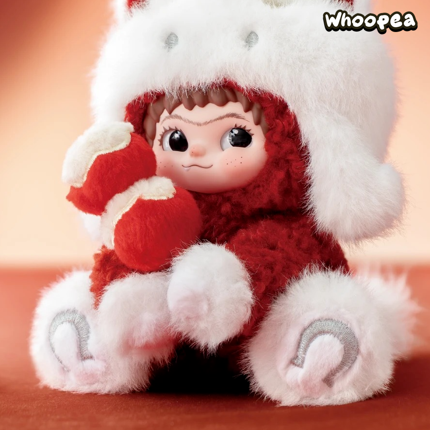 WAKUKU Snowy Lucky Hooves Series Plush New Year Limited Edition Hanging Card - Image 4