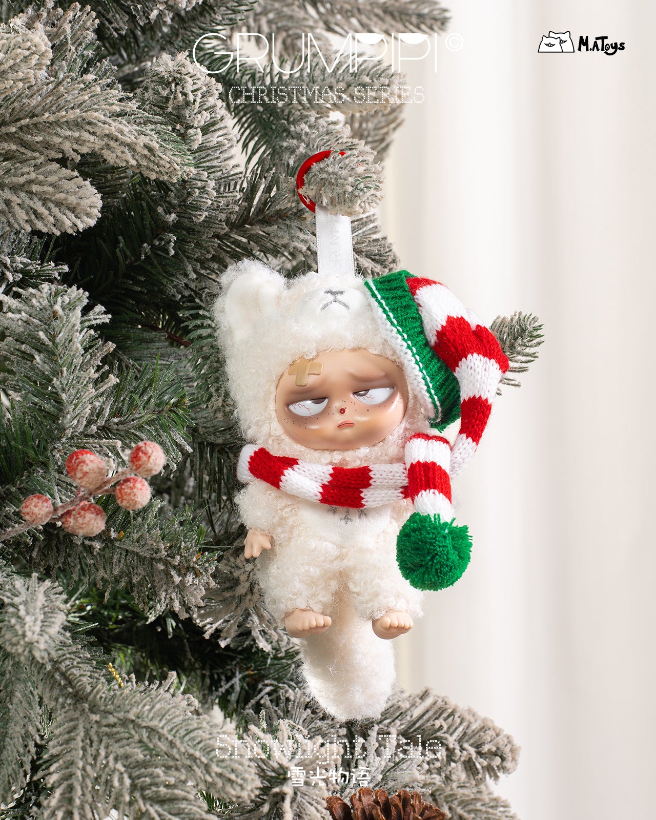 Sleepless Grumpipi Christmas Series Plush Dolls, Blind Box - Image 6