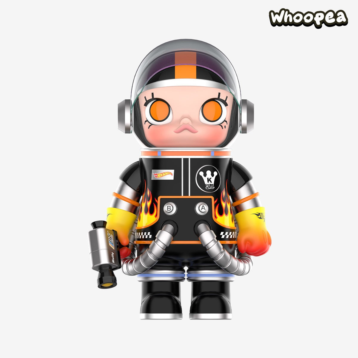 POP MART MEGA SPACE MOLLY 400% HOT WHEELS Series Figure - Image 6