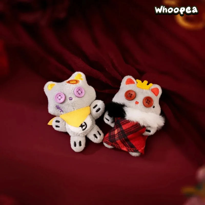 Pleasant Goat and Big Big Wolf x Lucky Emma Limited Edition Grey and Red Collaboration Plush Doll - Image 6