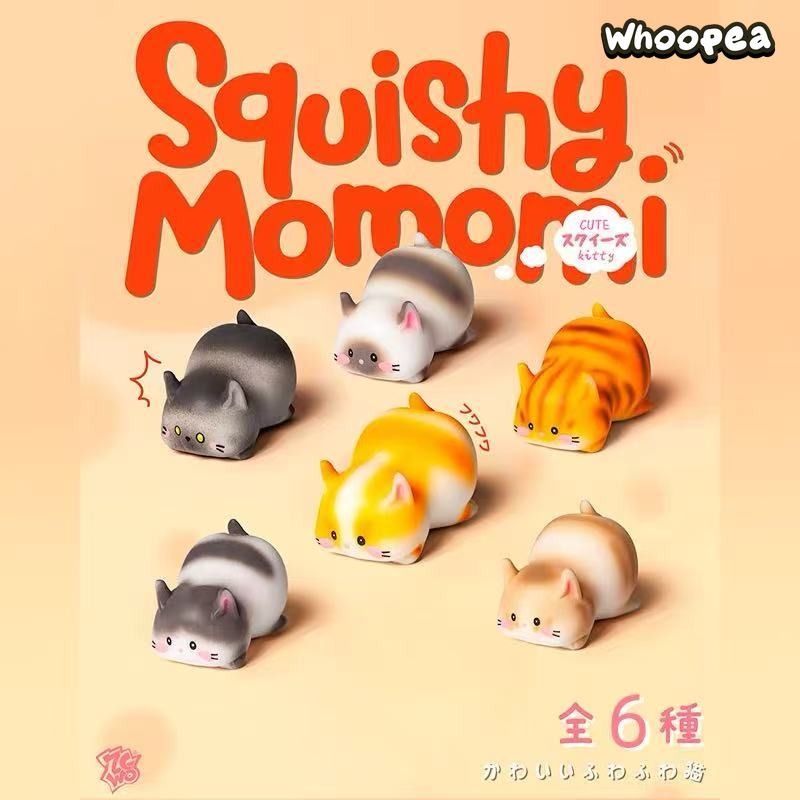 Squishy Momomi Cute Kitty Series Figures, Blind Box