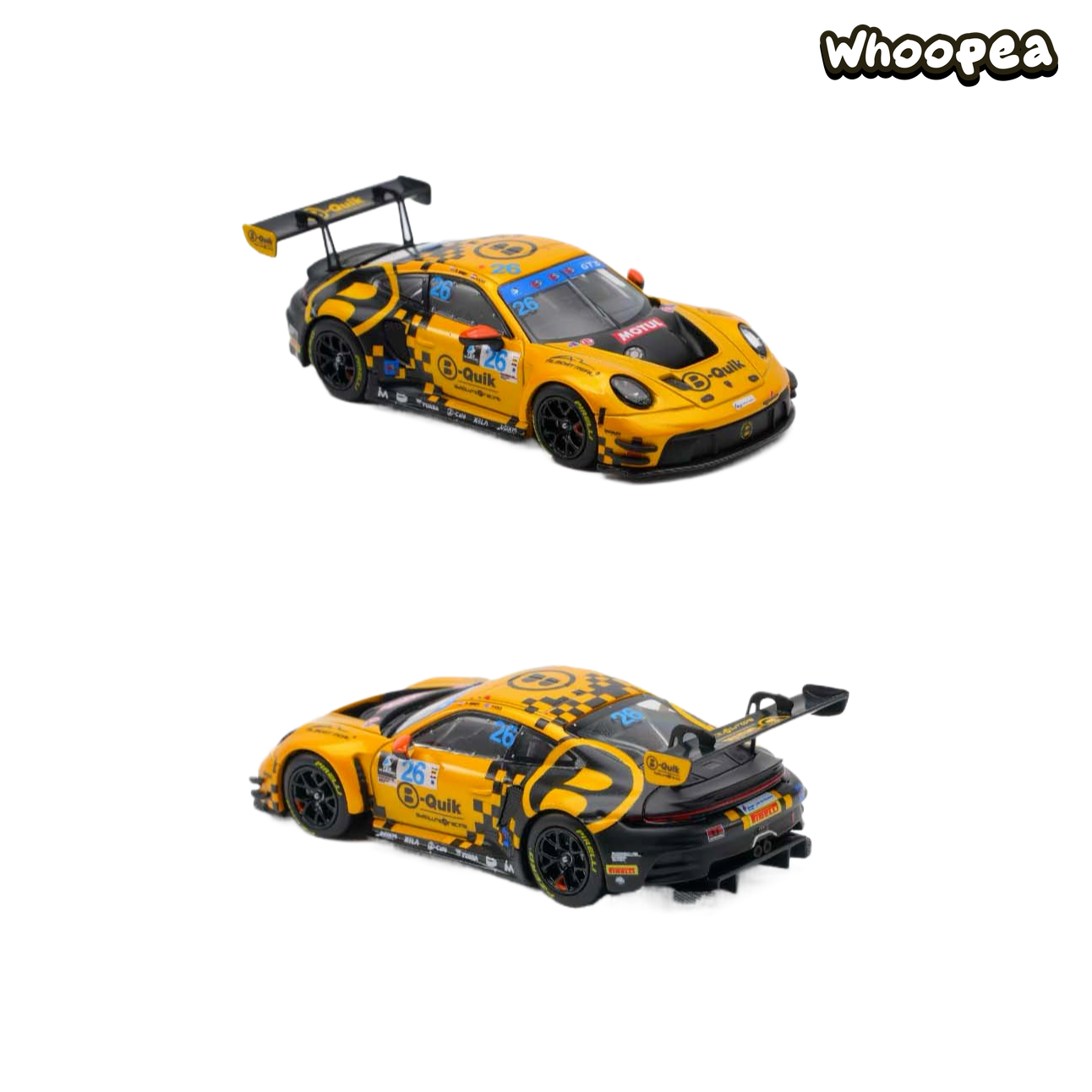 AR Box 1:64 Porsche 911 GT3 R #26 B-Quik Absolute Racing 2025 Thailand Super Series Diecast Model Car - Image 5