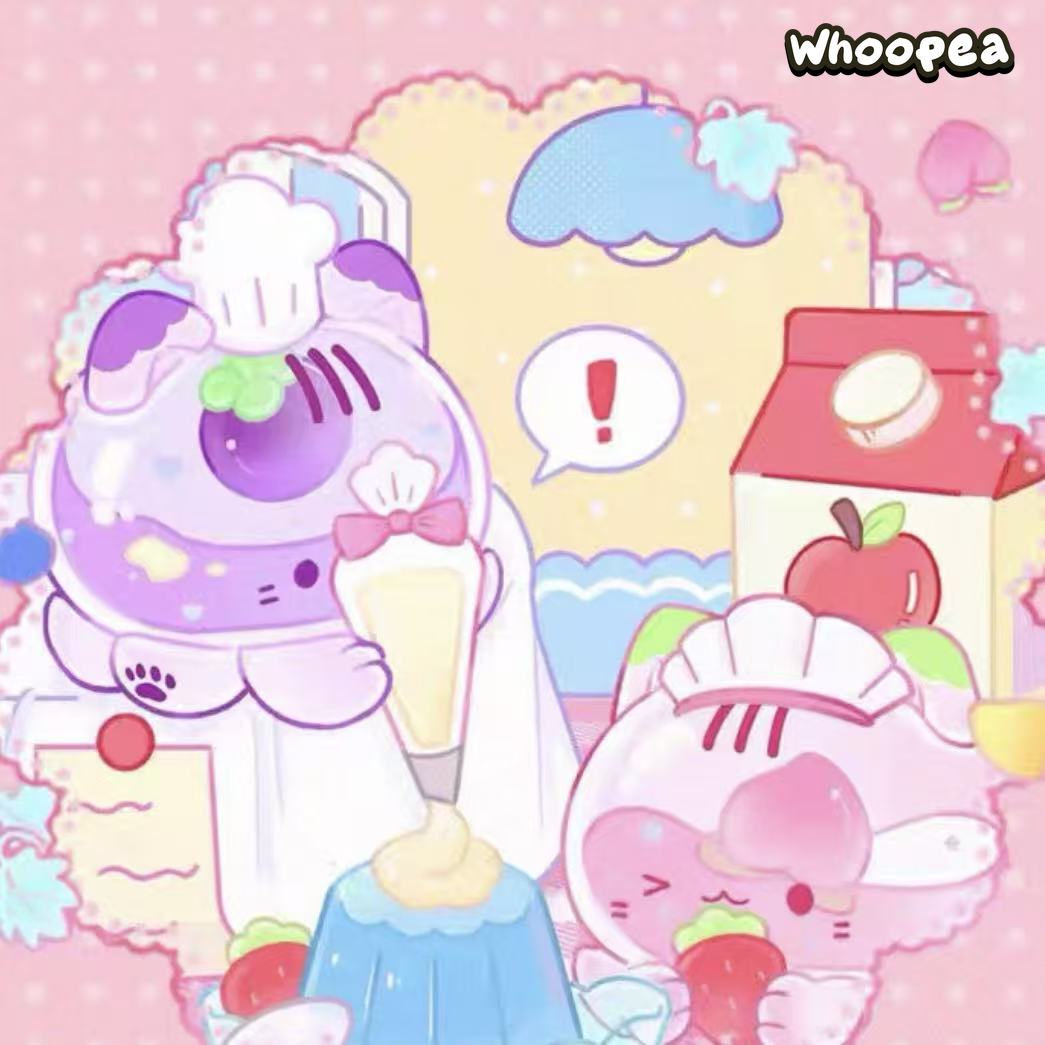Strawberry Mousse Tower Octopus Meow Jelly Series Figure Blind Box