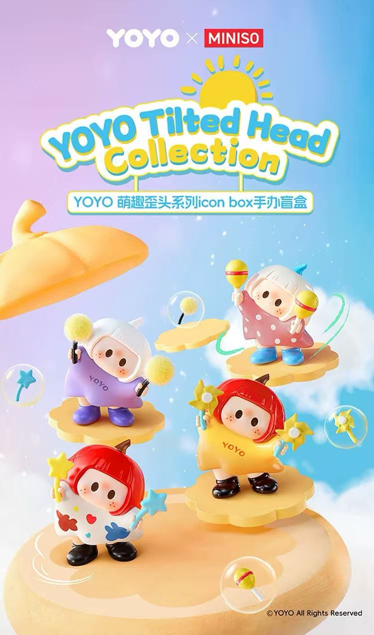 MINISO YOYO Tilted Head Series Mini Figure Blind Box - Image 2