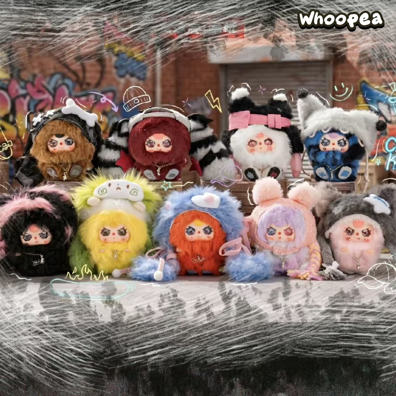 Baby Three Rebel Project Series Plush Pendant Blind Box