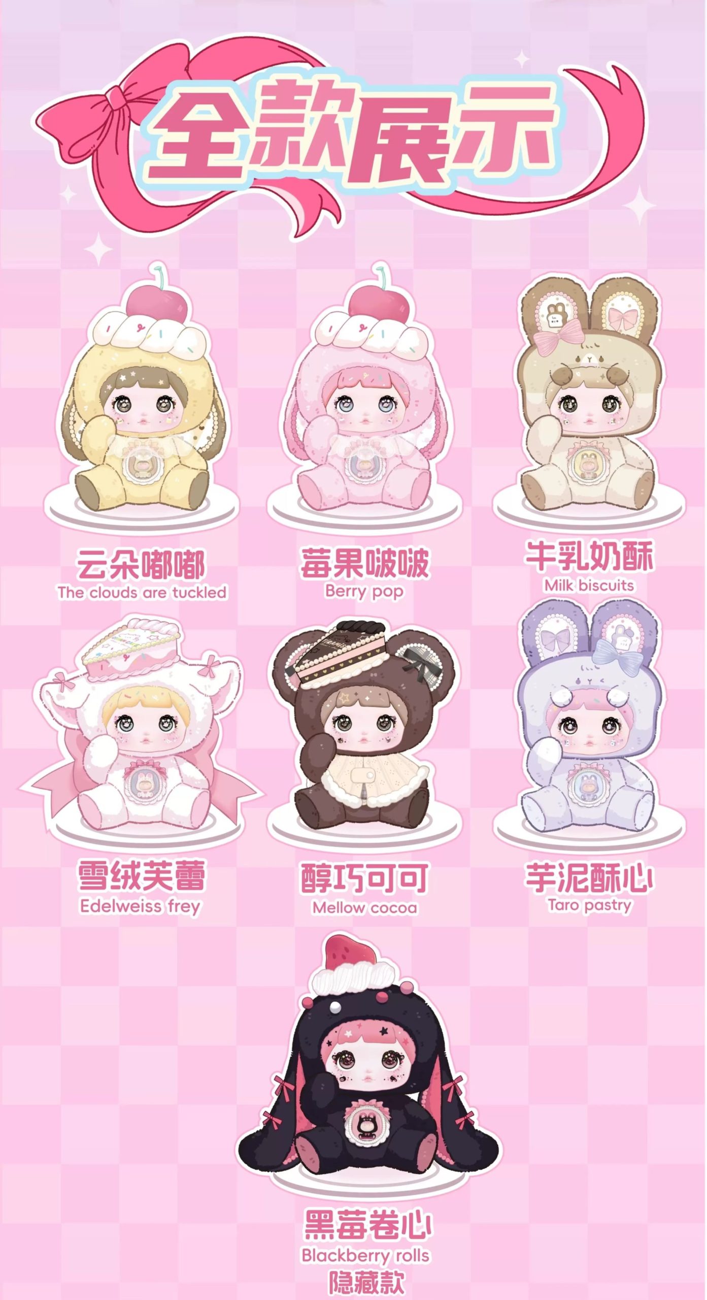 Nommi A Bite of Sweetness Series Plush Dolls, Blind Box - Image 4