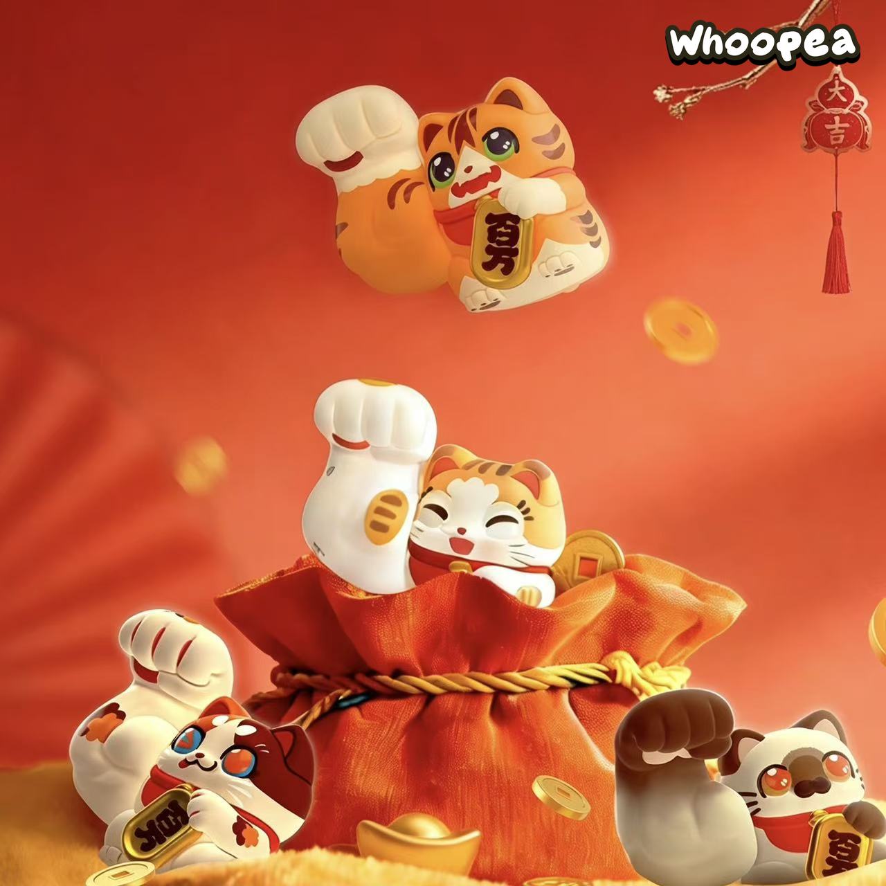 Lucky Fortune Great Power Fortune Cat Series Mini Figure Blind Bag