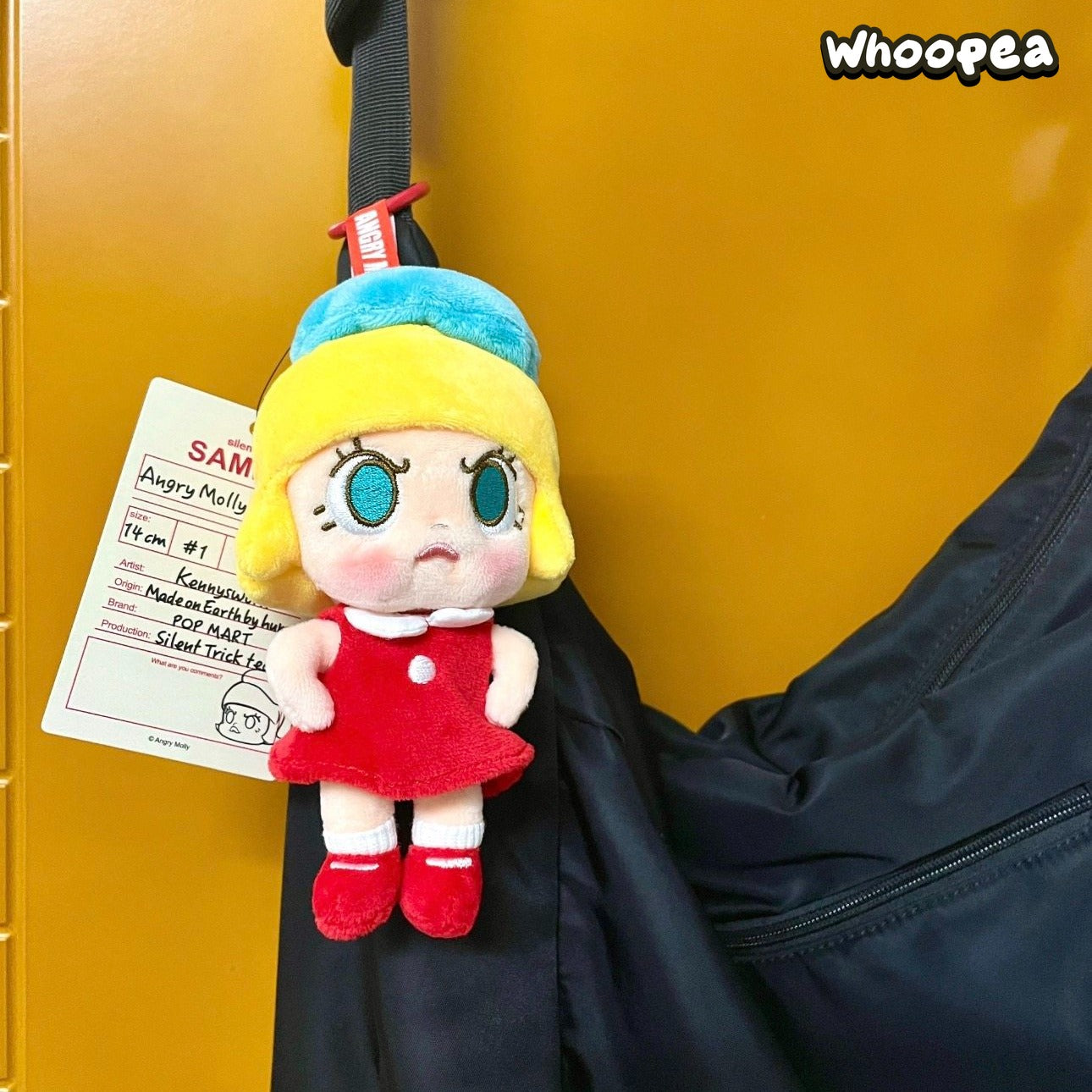 POPMART Angry MOLLY 2025 PTS Exhibition Limited Edition Vinyl Plush Pendant - Image 5