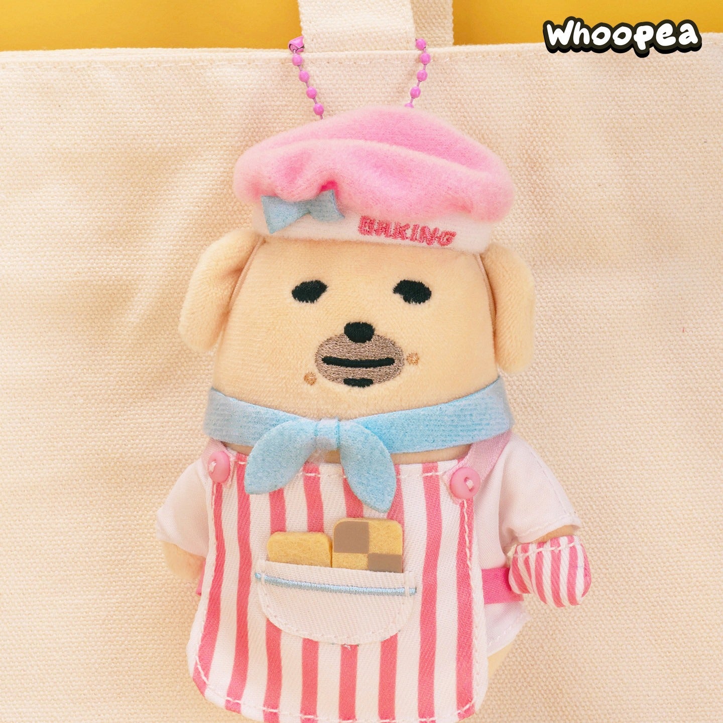 Nudaeng Baking Chef Dog Series Plush Pendant - Image 5