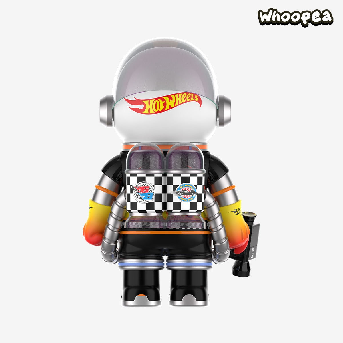 POP MART MEGA SPACE MOLLY 400% HOT WHEELS Series Figure - Image 7