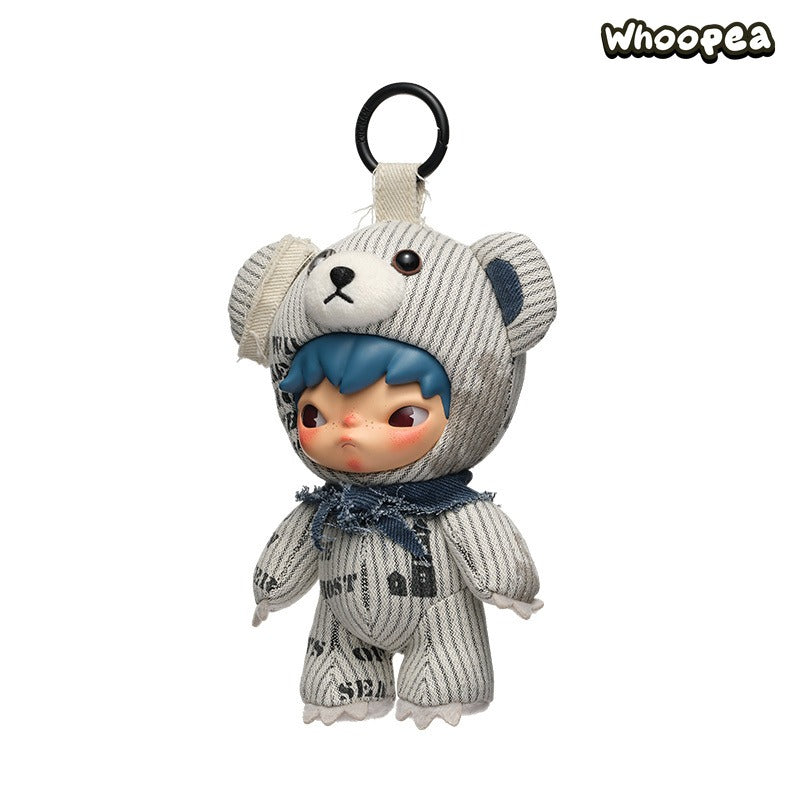 POP MART Hirono Freedom Island Series Plush Doll Hanging Card, UK Exclusive - Image 5