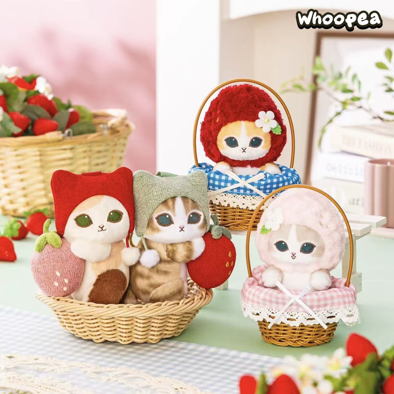 Mofusand MERCI STRAWBERRY Series Plush Pendant