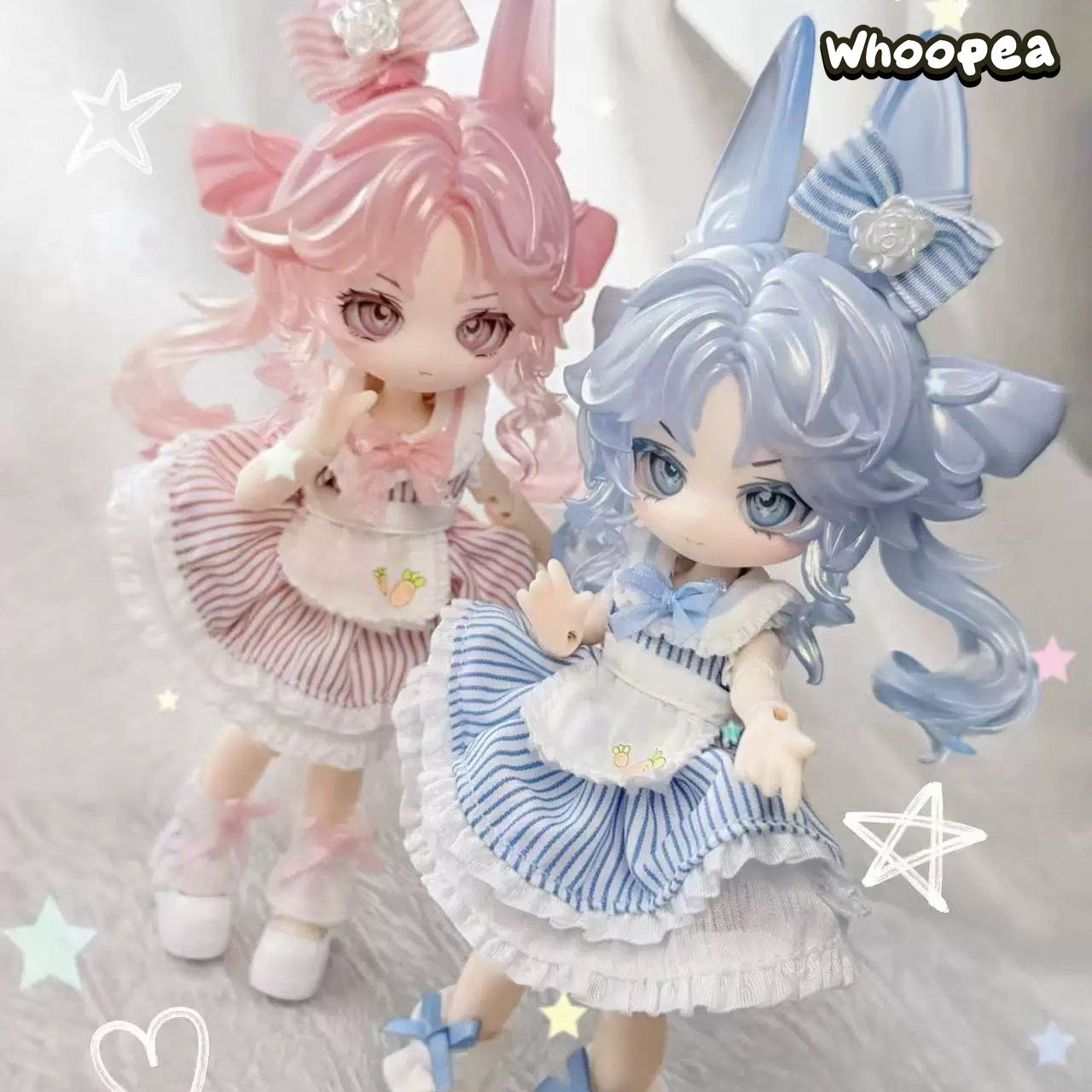 Moon Jumping Time Bunny Series BJD Limited Action Figure