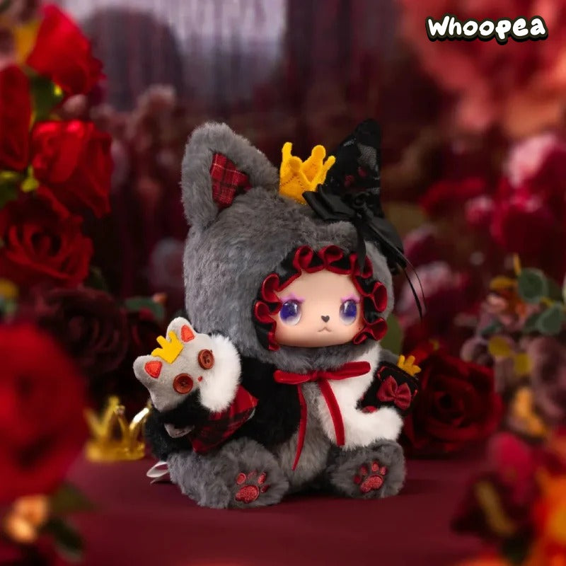 Pleasant Goat and Big Big Wolf x Lucky Emma Limited Edition Grey and Red Collaboration Plush Doll - Image 5