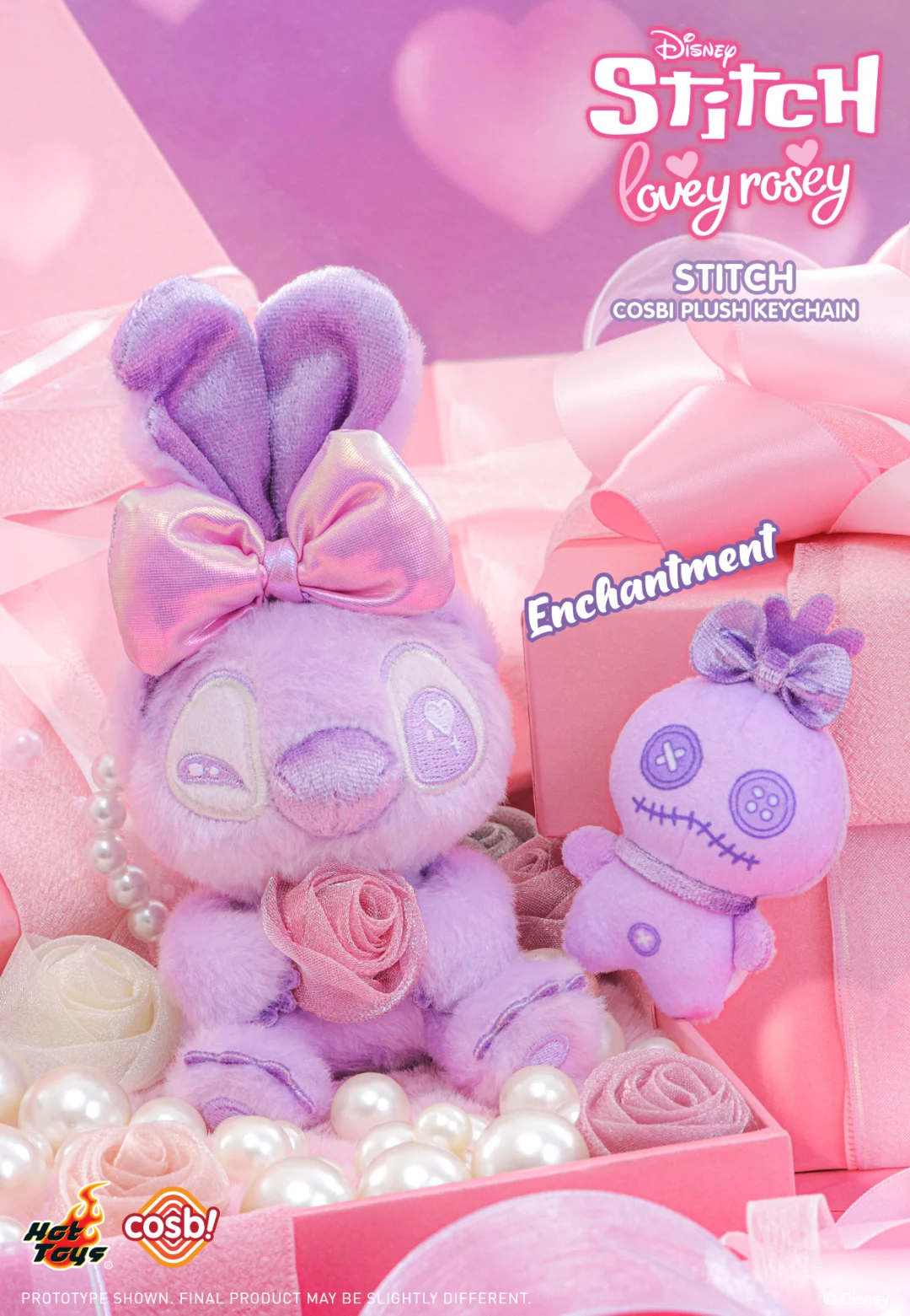 DSN STlTCH Lovey Rosey Series Cosbi Plush Keychain Blind Box - Image 6