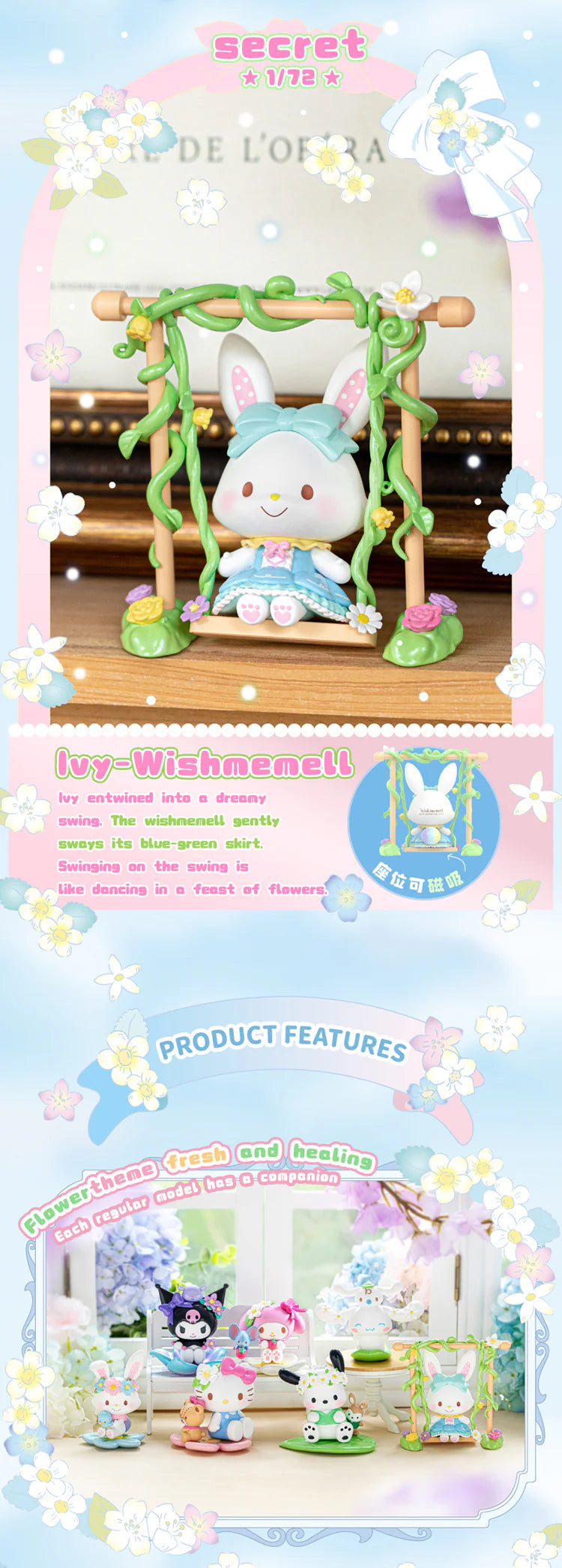 SANRl0 Spring Flower Series Figures, Blind Box - Image 4