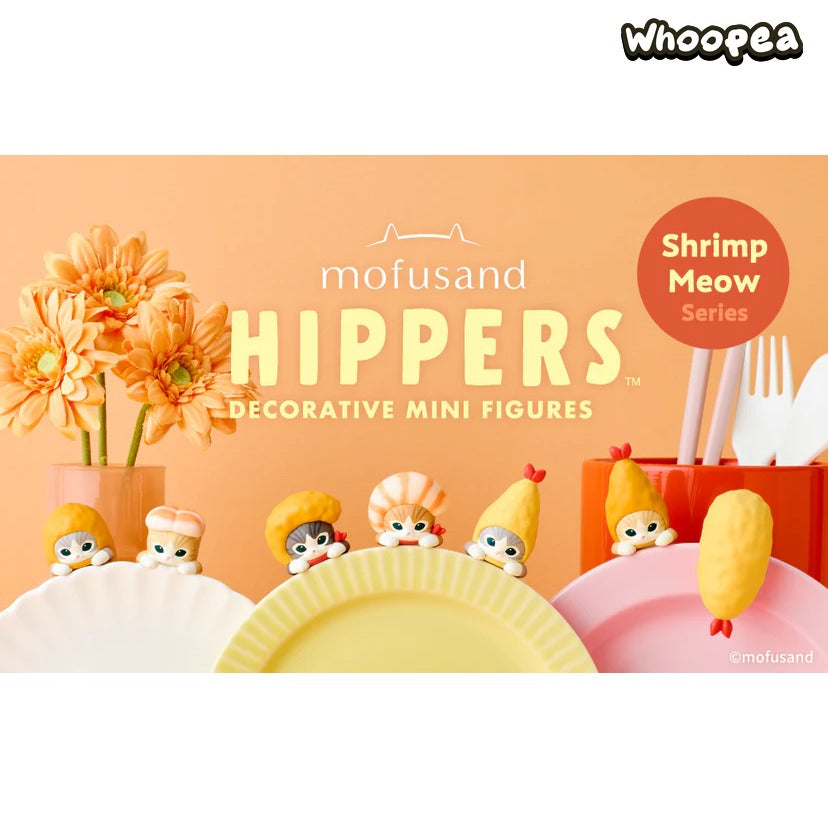 Sonny Angel Mofusand Shrimp Meow Series Hippers Decorative Mini Figures Blind Box