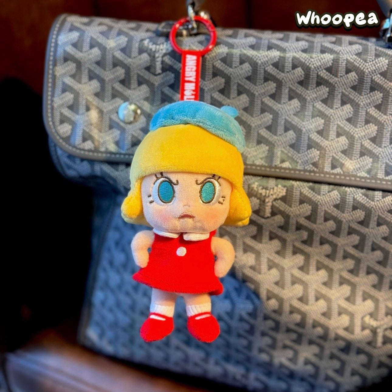 POPMART Angry MOLLY 2025 PTS Exhibition Limited Edition Vinyl Plush Pendant - Image 7