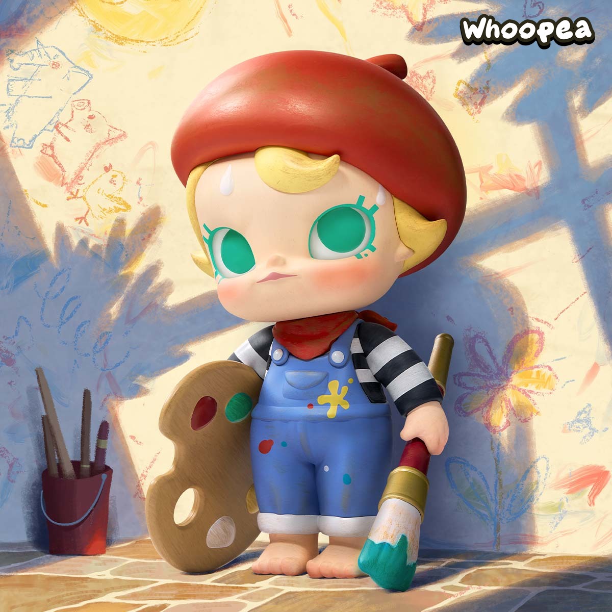 Baby Molly Future Painter Figurine - Image 4