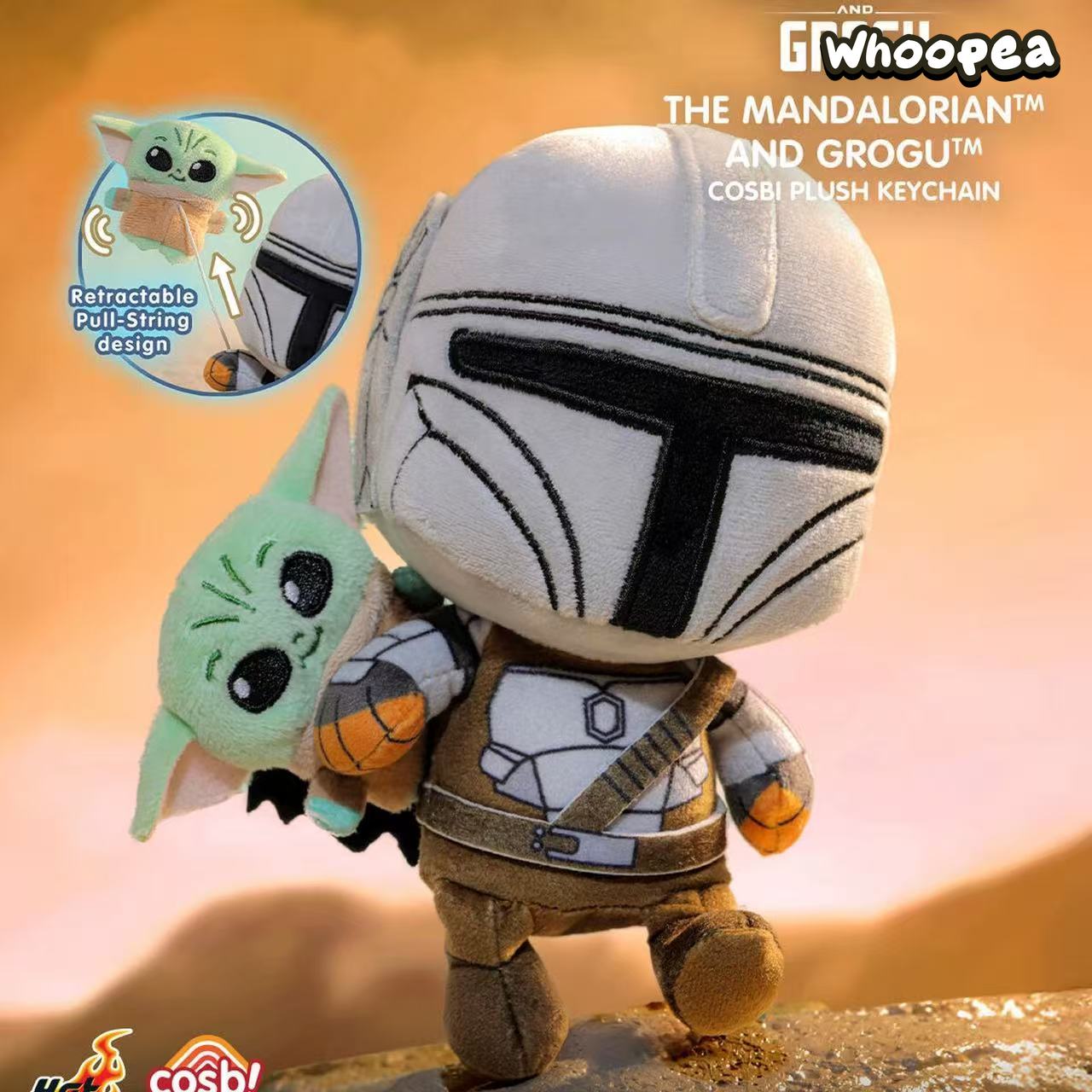 Star Wars The Mandalorian and Grogu Cosbi Plush Keychain Blind Box