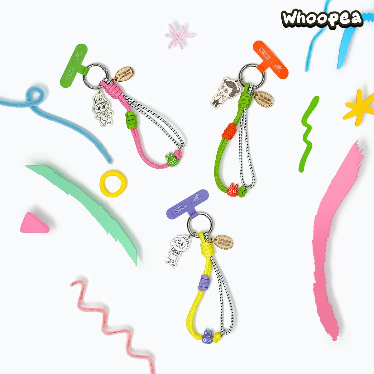 POP MART THE MONSTERS 10th Anniversary Series Phone Charm Blind Box
