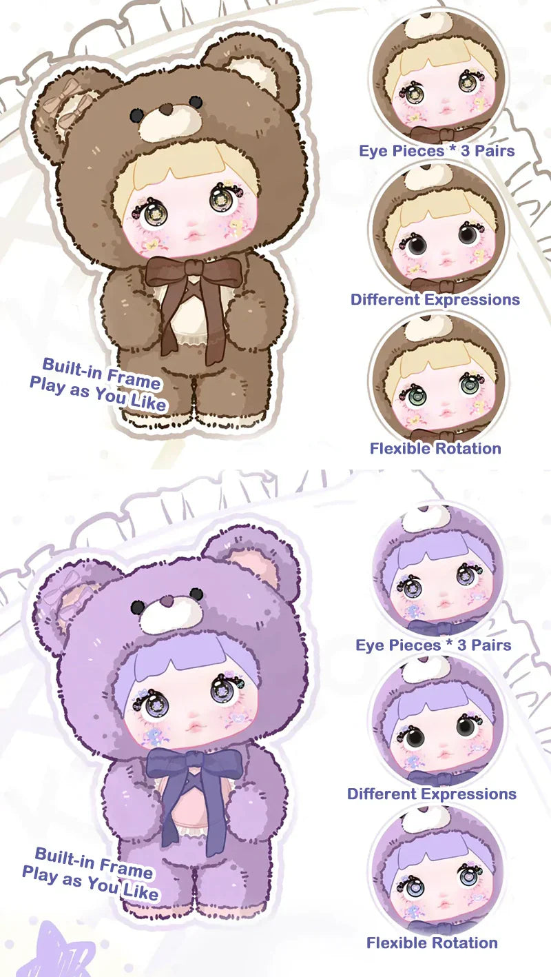 Nommi Good Night Bear Series 400% Plush Dolls, Blind Box - Image 2