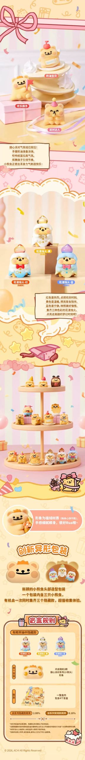 Bearisbug Sweetie's Party Series Figure Blind Box - Image 3
