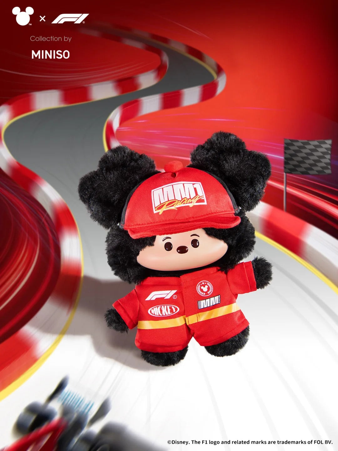 DSN Mickey Mouse Speed Life Series Vinyl Plush Hanging Card - Image 8