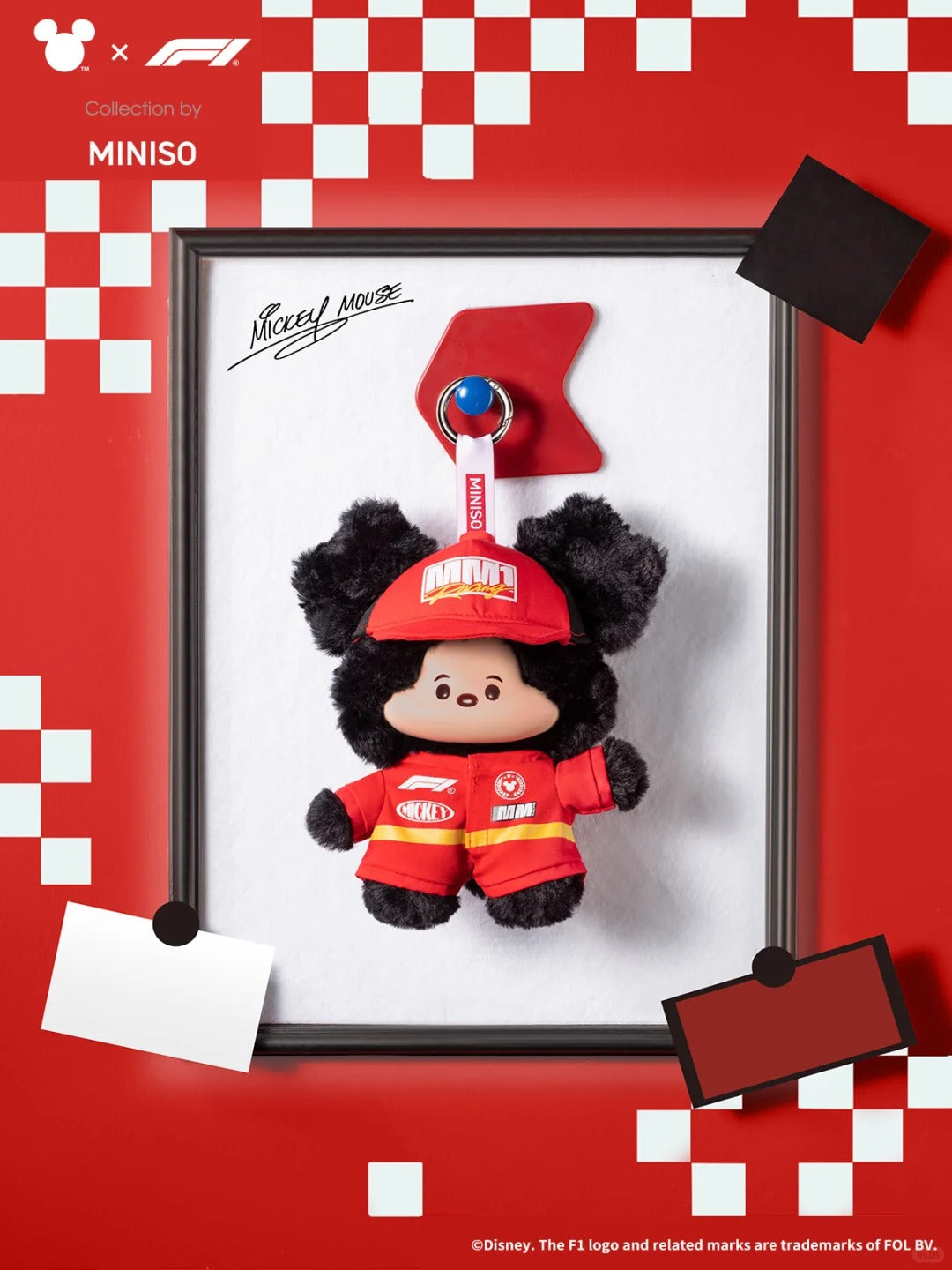 DSN Mickey Mouse Speed Life Series Vinyl Plush Hanging Card - Image 10