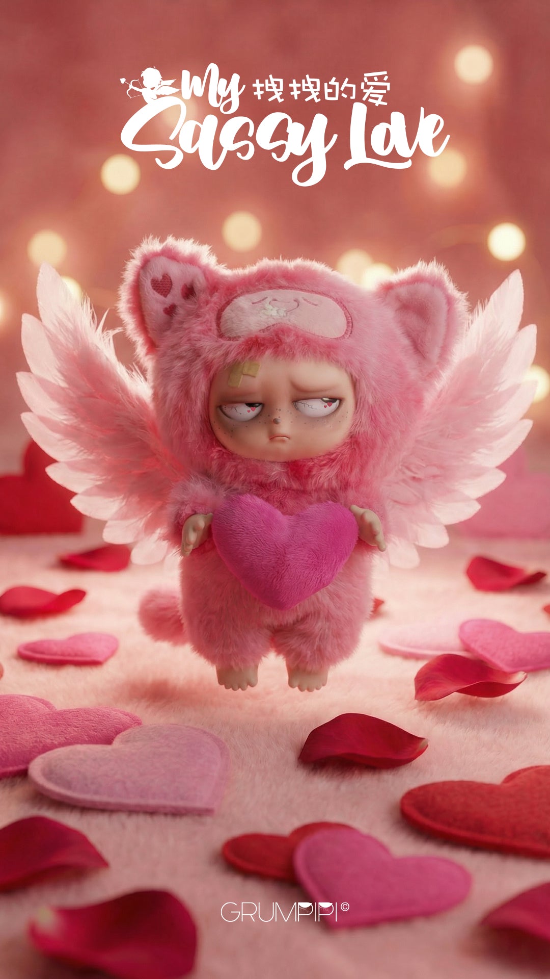 Sleepless Grumpipi My Sassy Love Series Hanging Card, Valentine's Day Limited - Image 5