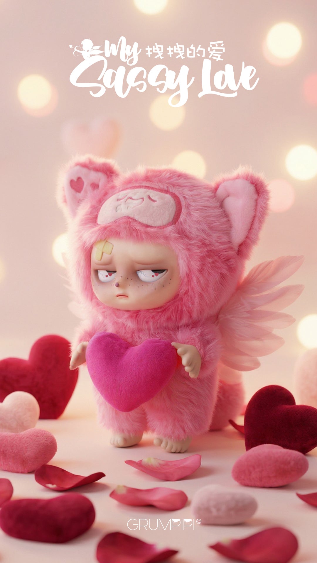 Sleepless Grumpipi My Sassy Love Series Hanging Card, Valentine's Day Limited - Image 6