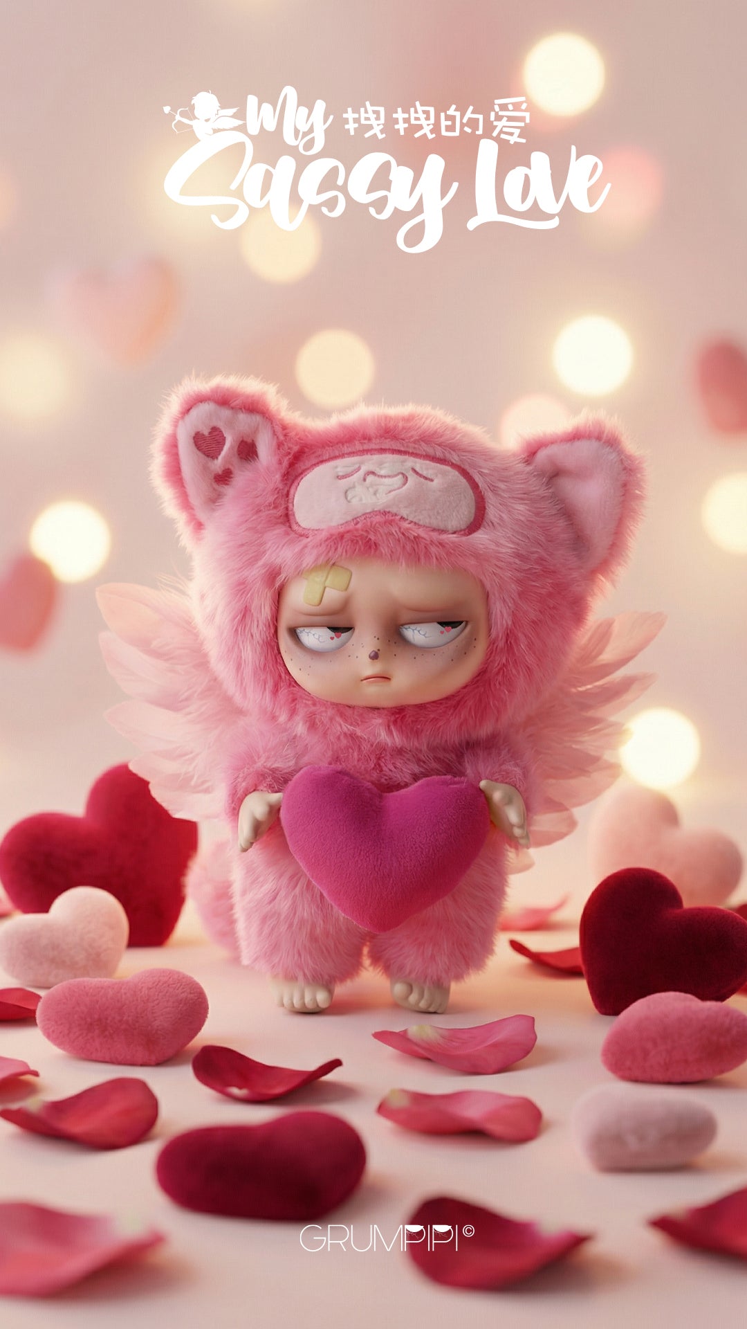 Sleepless Grumpipi My Sassy Love Series Hanging Card, Valentine's Day Limited - Image 8