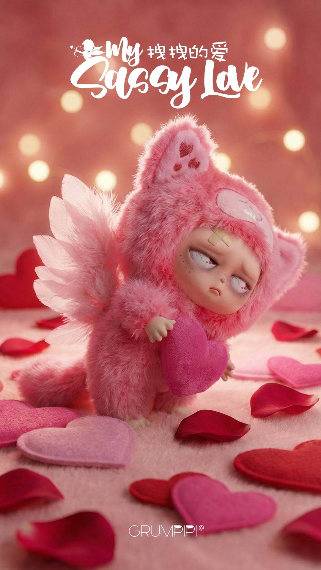 Sleepless Grumpipi My Sassy Love Series Hanging Card, Valentine's Day Limited - Image 7