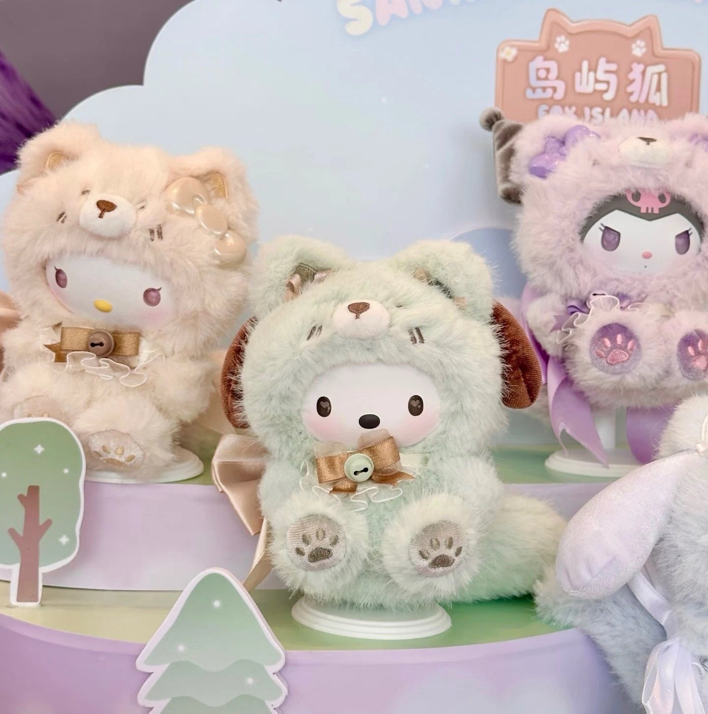 Sanrio Characters Fox Island Series Plush Doll Blind Box - Image 3