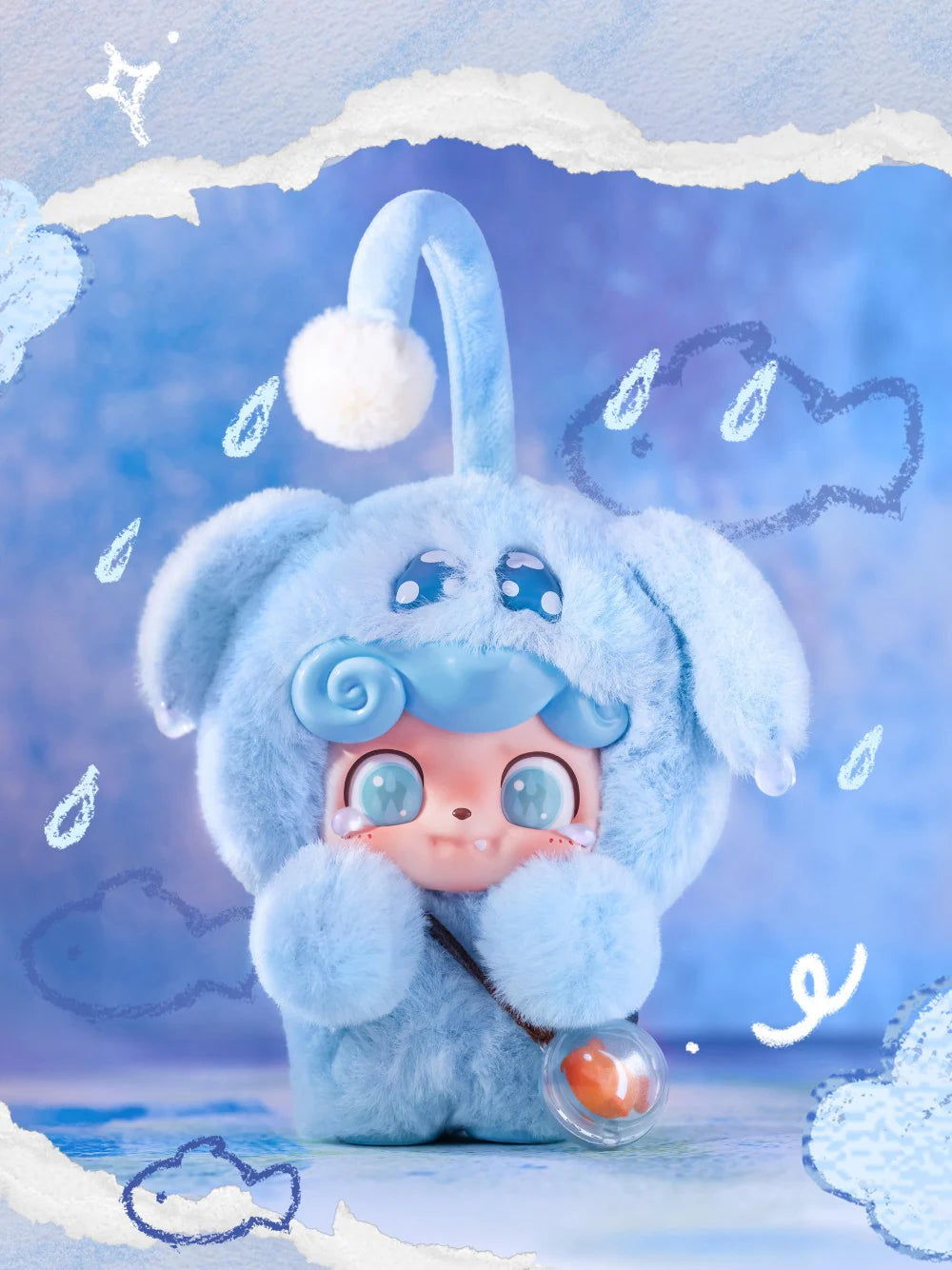 Q Kid Emotional Hairy Monsters Series Pendant Plush Dolls, Blind Box - Image 7