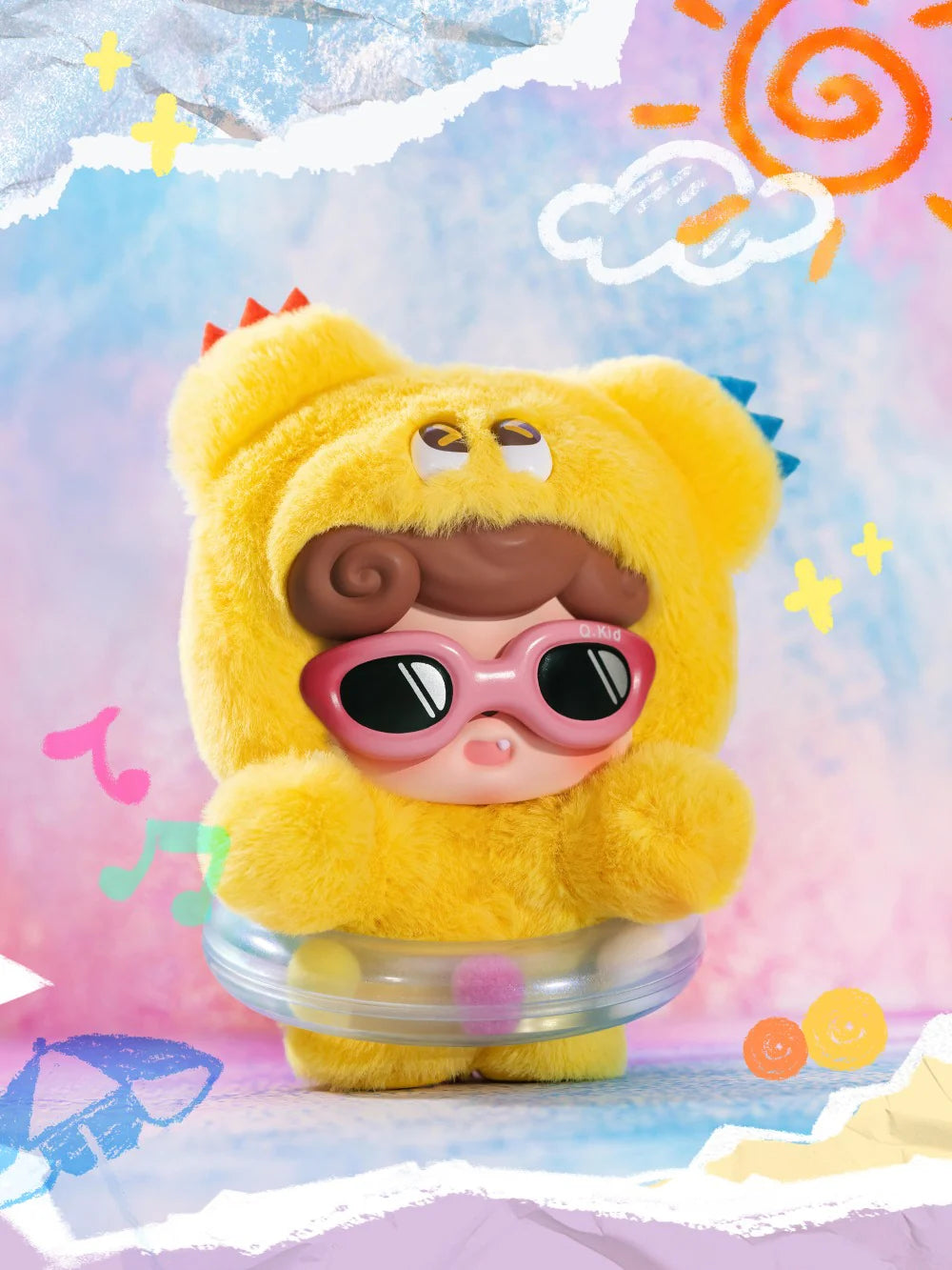Q Kid Emotional Hairy Monsters Series Pendant Plush Dolls, Blind Box - Image 5