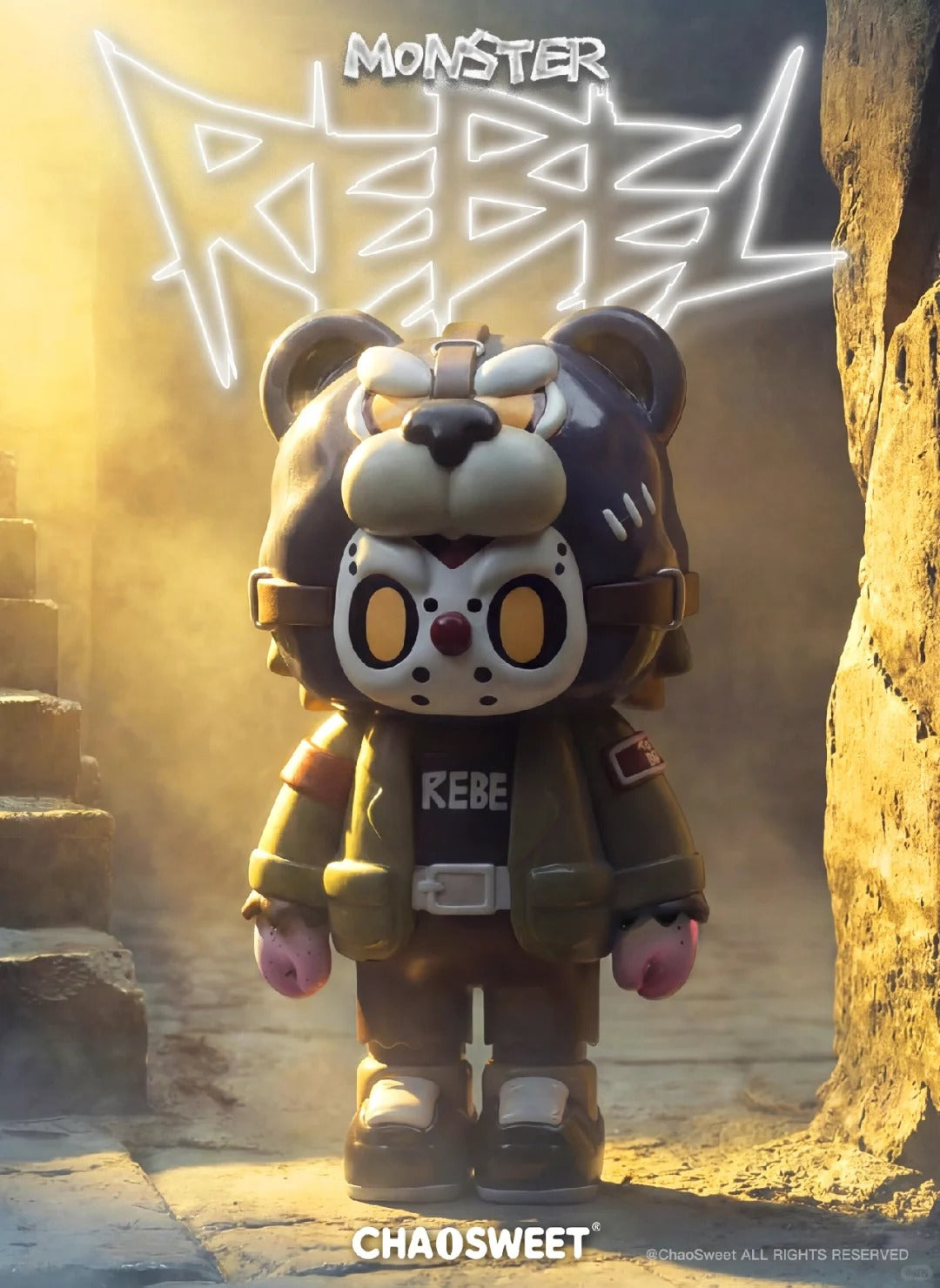 Rebel Bear Monster Series Figure Blind Box - Image 4