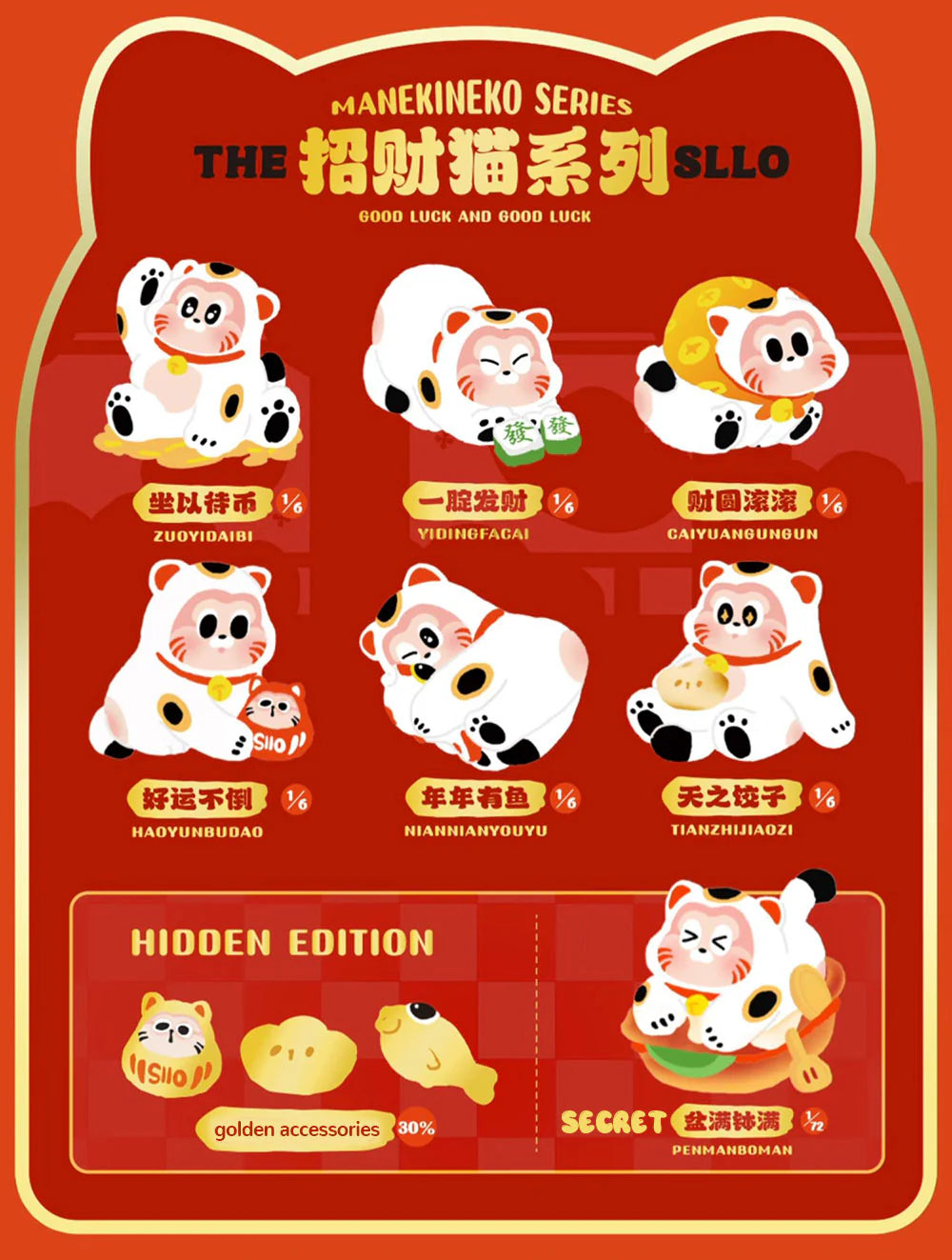 THE SLLO Cat Manekineko Series Blind Box - Image 2