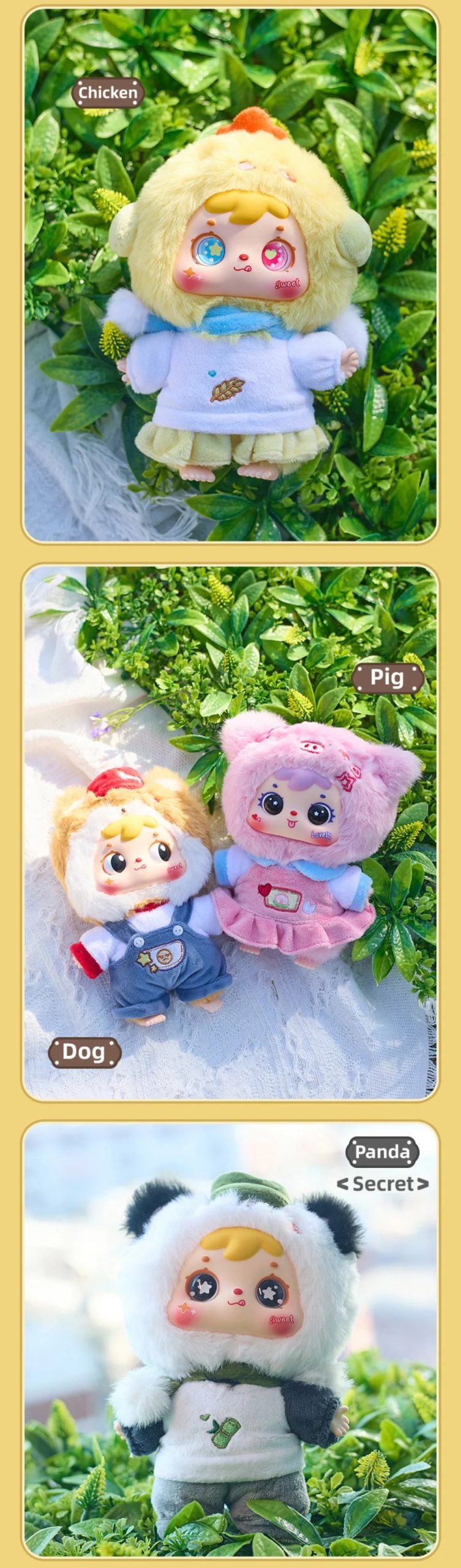 Samuel TYKE 3 Chinese Zodiac Pendant Plush Blind Box - Image 4