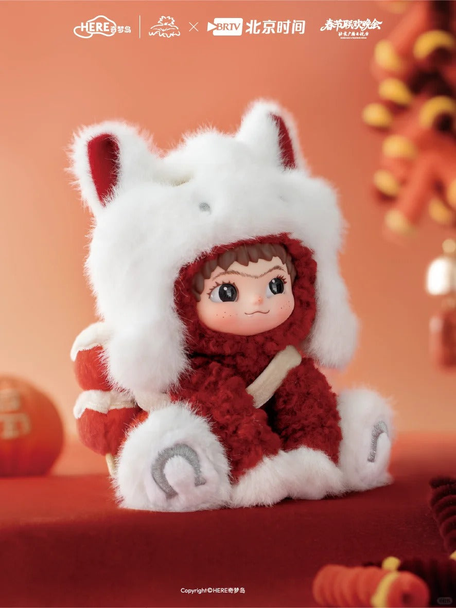 WAKUKU Snowy Lucky Hooves Series Plush New Year Limited Edition Hanging Card - Image 11