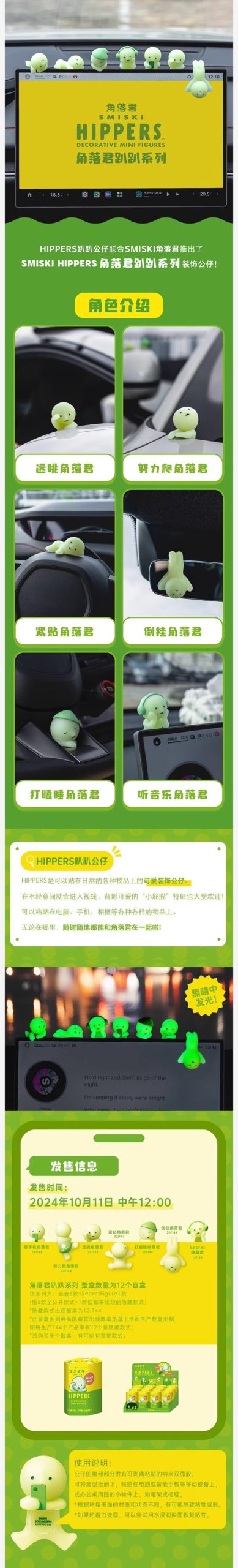 Smiski HIPPERS Figures, Blind Box - Image 2