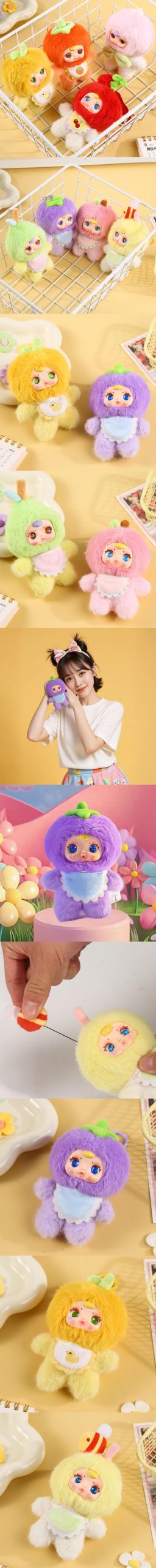 MM Milk Candy Cololful Fruit Series Plush Pendant Blind Box - Image 2
