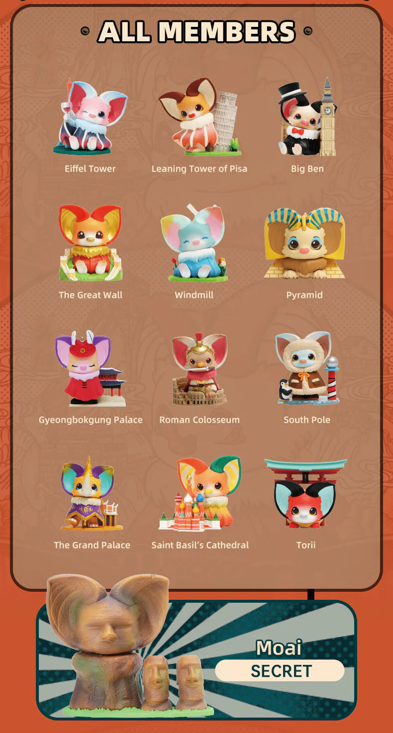 SaleYOKI Travel Around The World Series Blind Box - Image 2