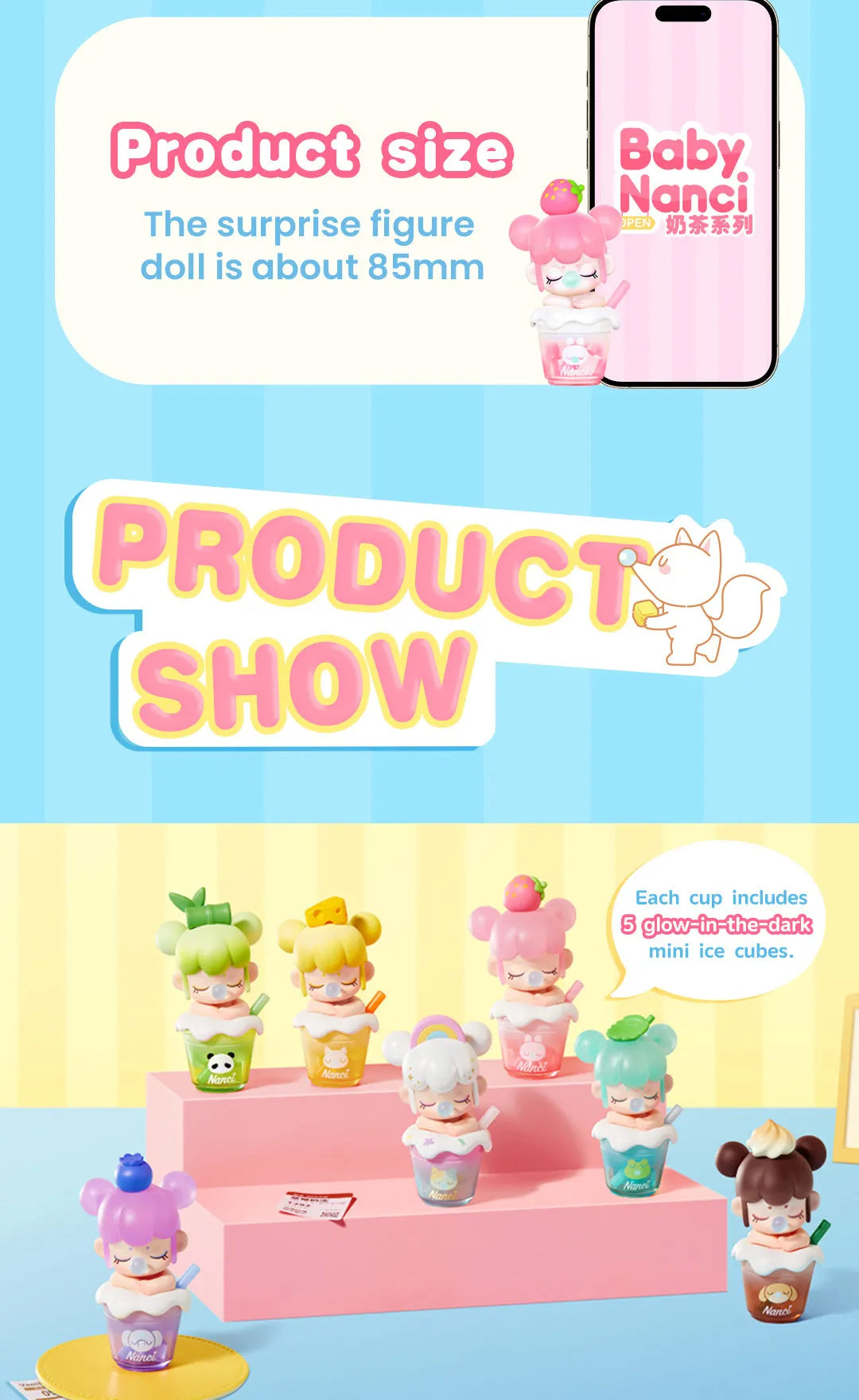 Rolife Baby Nanci Milk Tea Series Figures, Blind Box - Image 5